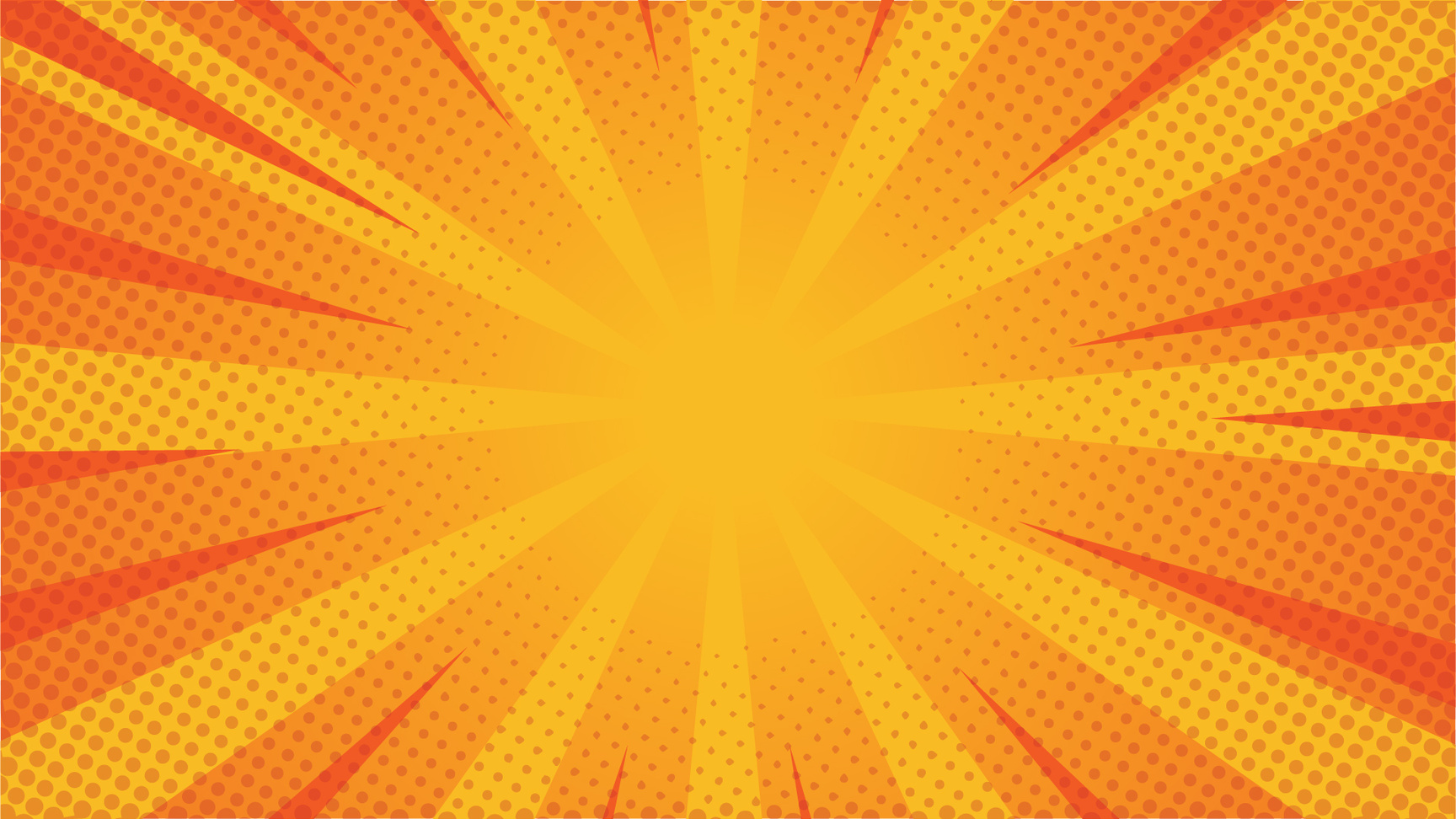 Orange Comic Background